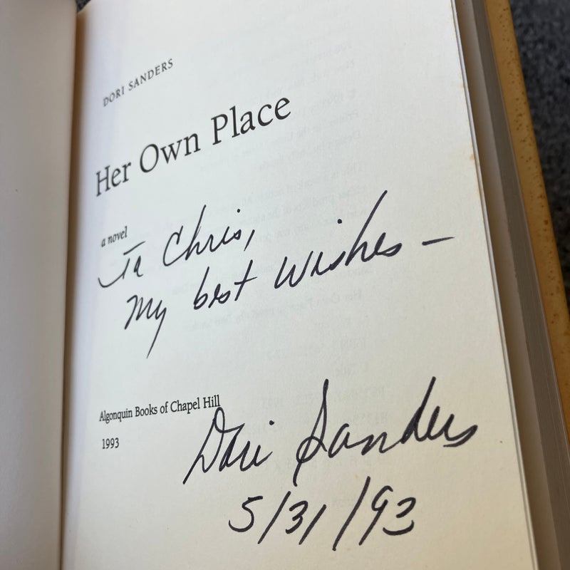 Her Own Place AUTOGRAPHED 