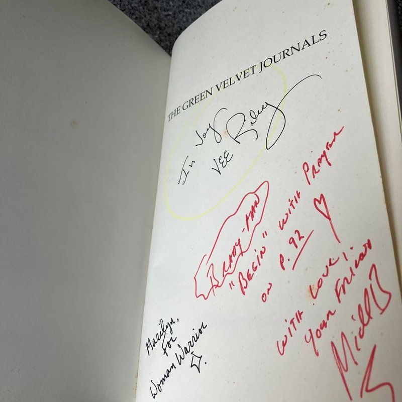 *The Green Velvet Journals AUTOGRAPHED by , Paperback | Pangobooks