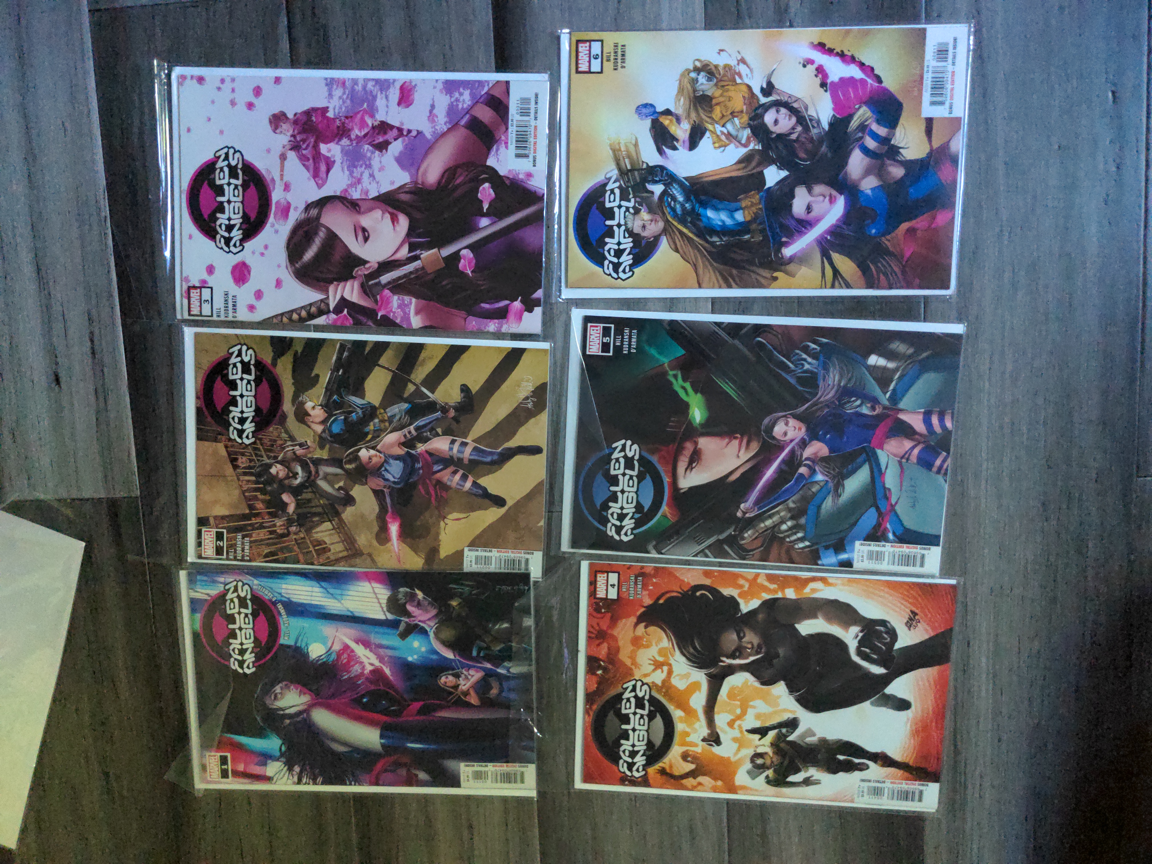 X-Men: Fallen Angels (complete series 1-6)