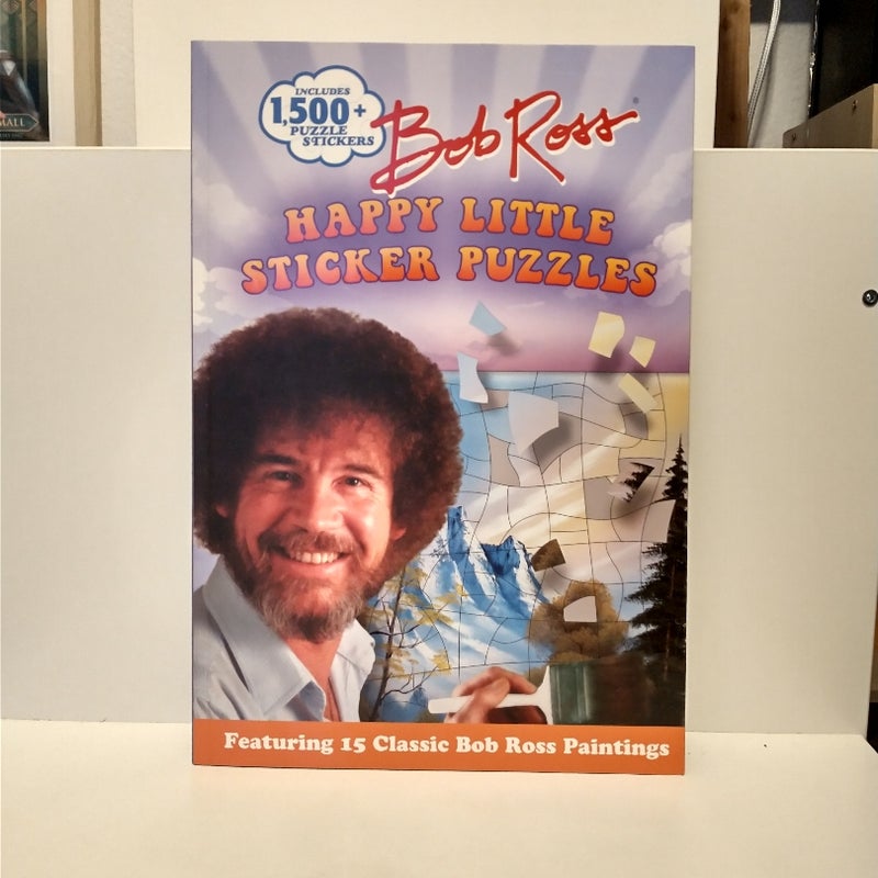 Bob Ross Happy Little Sticker Puzzles