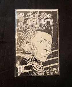 Doctor Who Prisoners of Time #1 EXCLUSIVE B&W cover VARIANT W/ COA