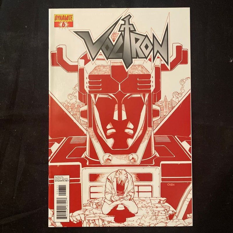 Voltron dynamite 6 Fiery Red Cover