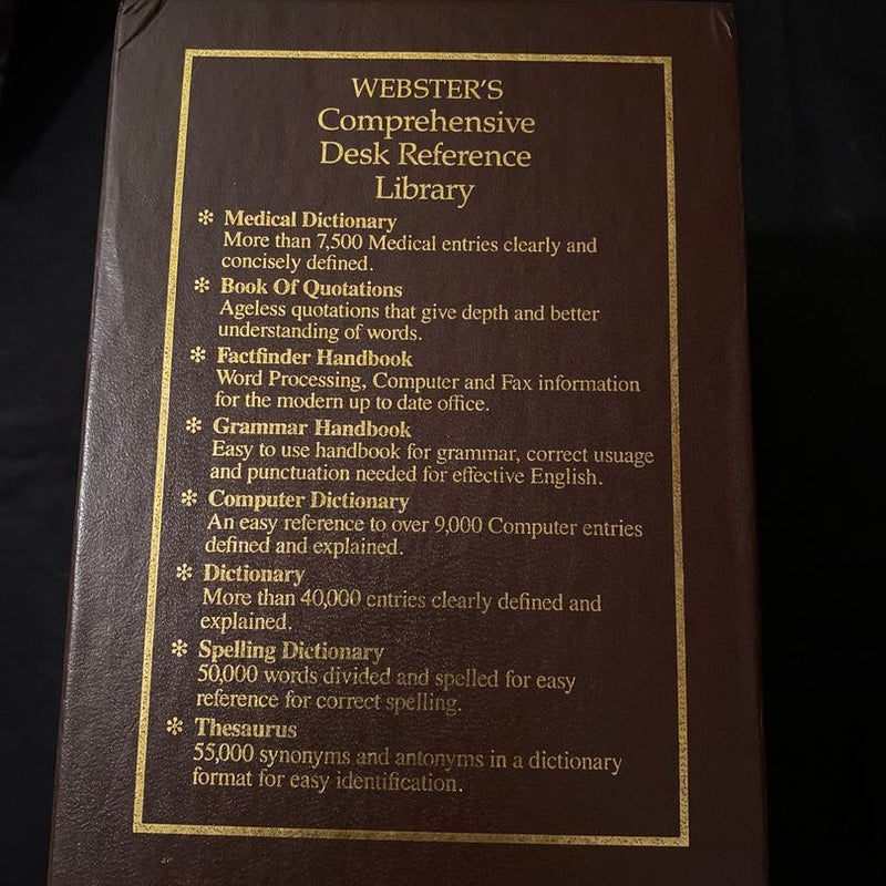 Webster’s Comprehensive Desk Reference Library 