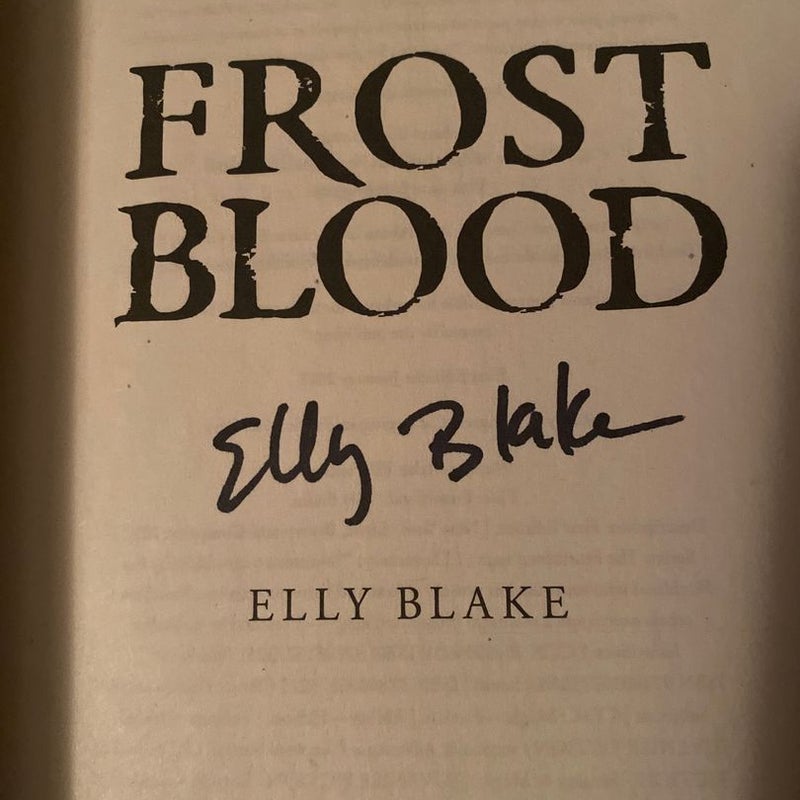 Frostblood (First edition & Signed)