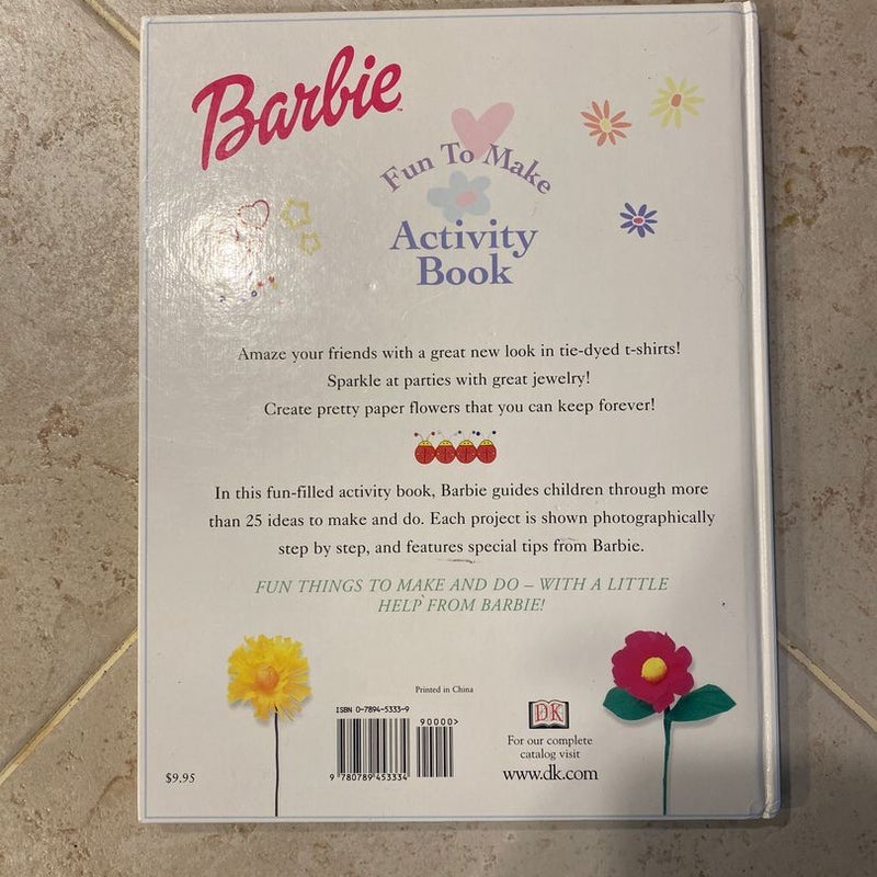 Barbie Fun to make activity book 
