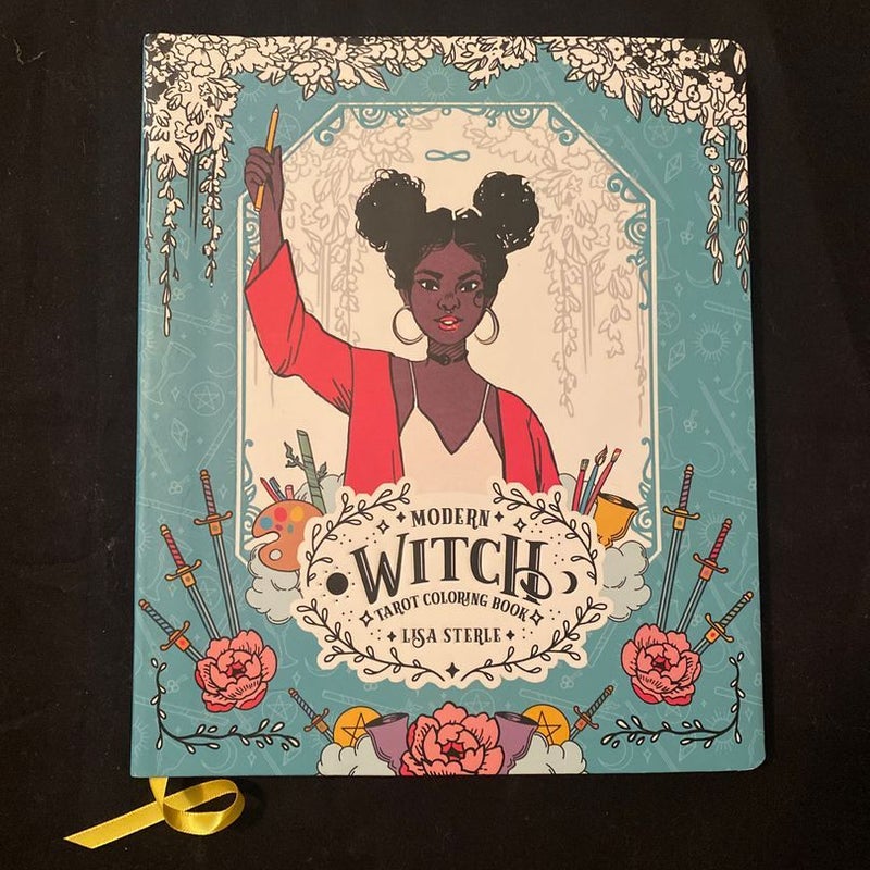 Modern Witch Tarot Coloring Book