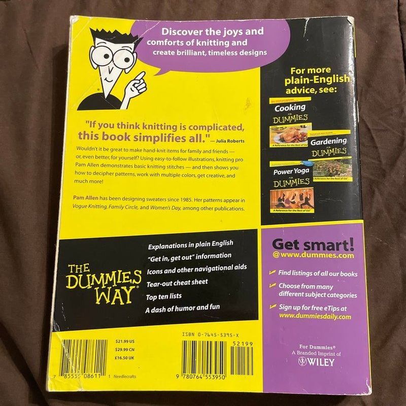 Knitting for Dummies®