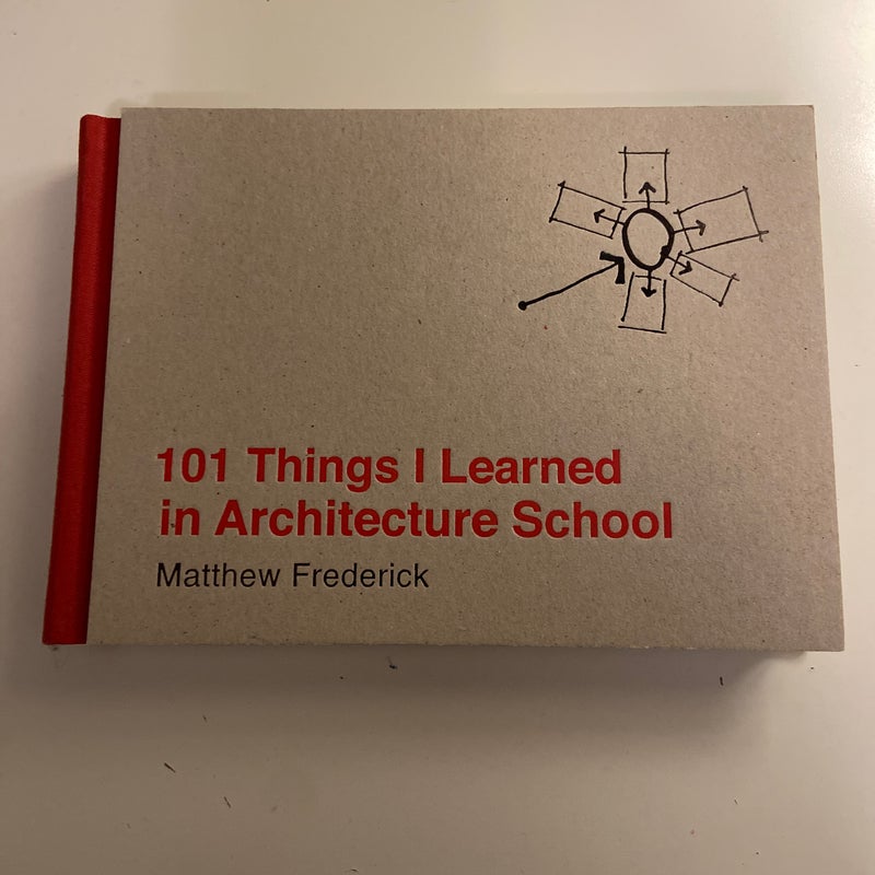 101 Things I Learned in Architecture School