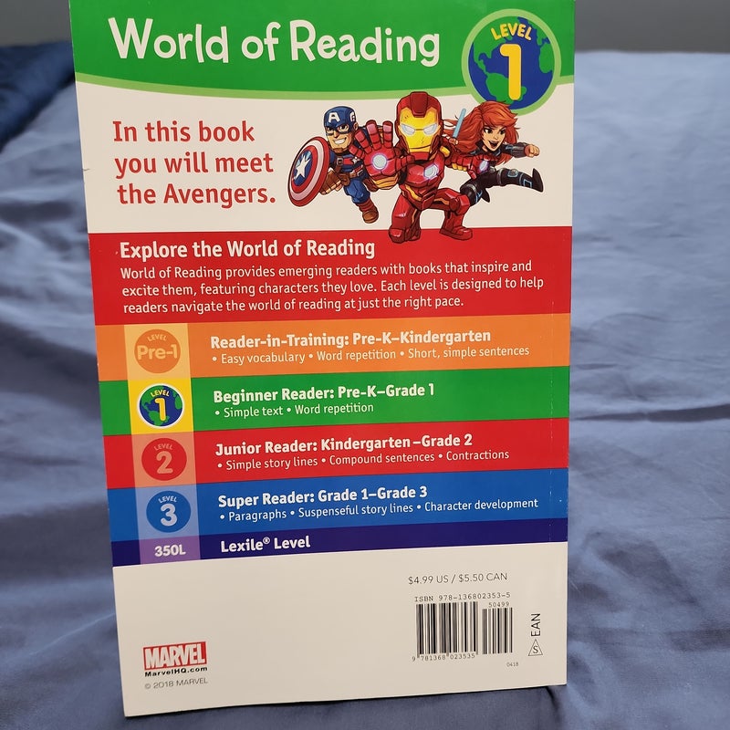 World of Reading Marvel Super Hero Adventures: These Are the Avengers (Level 1)