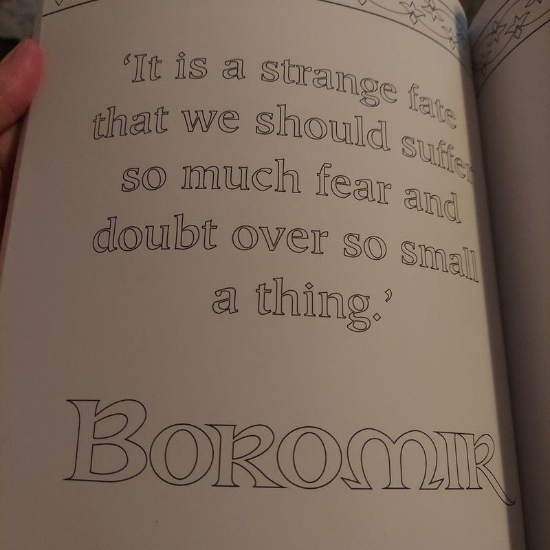 The Lord of the Rings Movie Trilogy Coloring Book by Warner Brothers