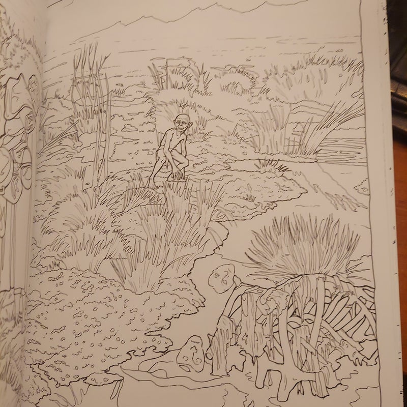 The Lord of the Rings Movie Trilogy Coloring Book by Warner Brothers