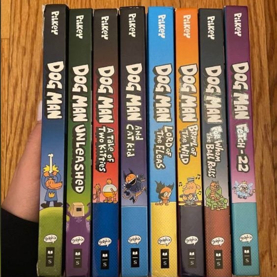 Dog man books 1-8