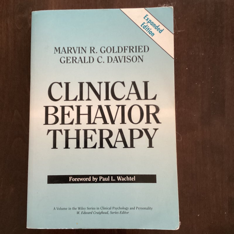 Clinical Behavior Therapy