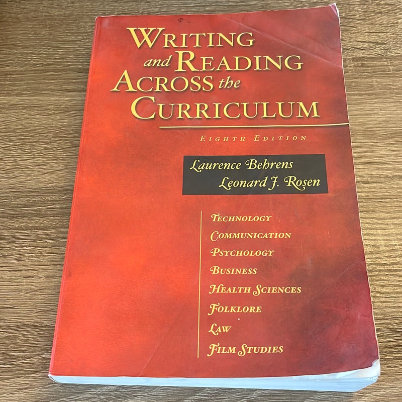 Writing and Reading Across the Curriculum