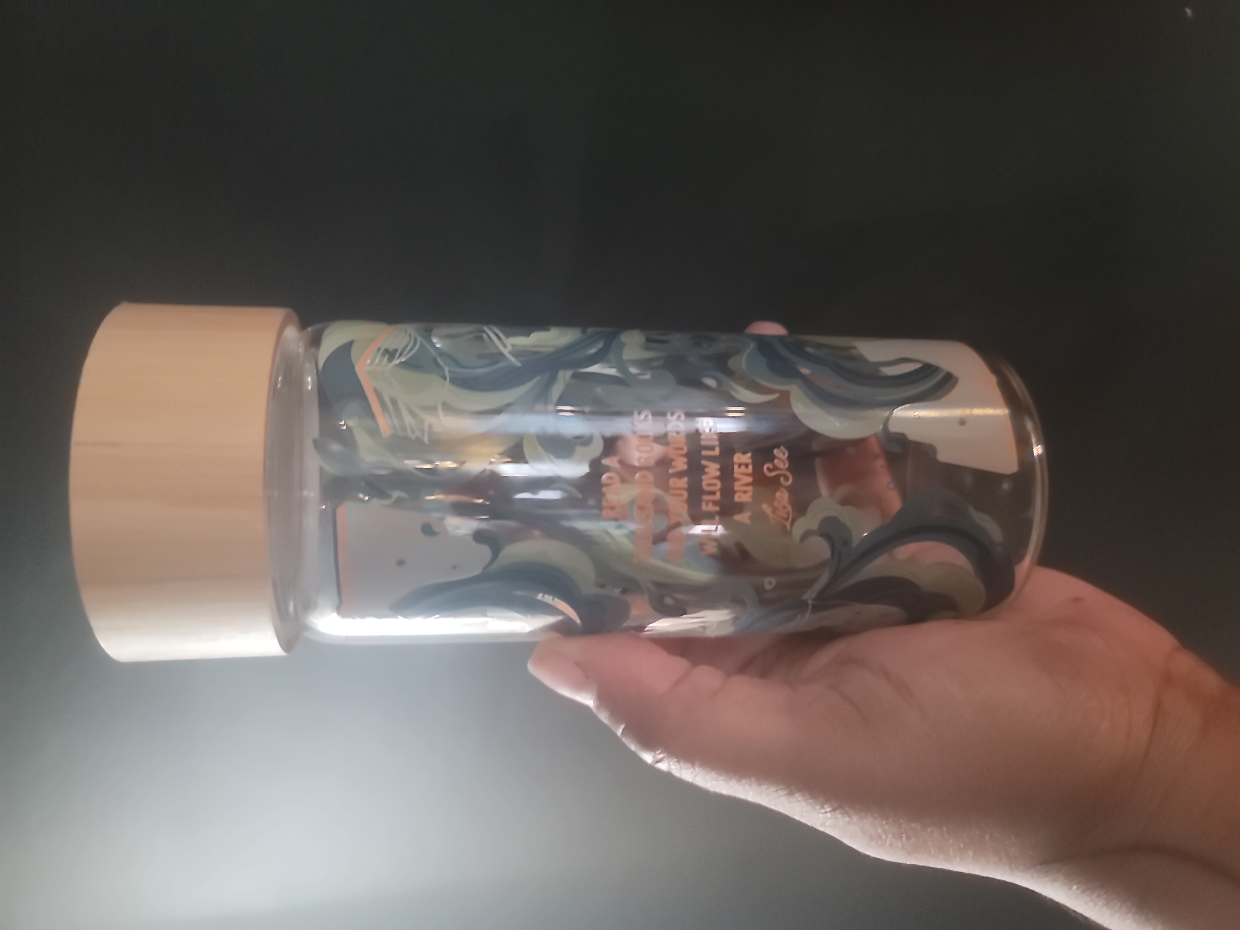 Bookish water bottle
