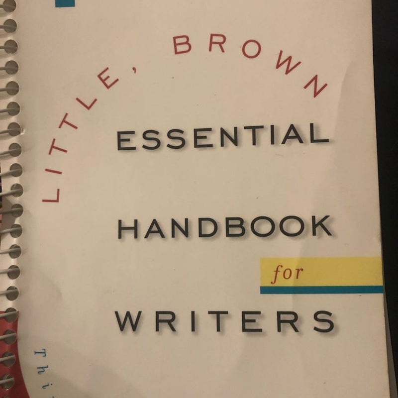 The Little Brown Essential Handbook for Writers