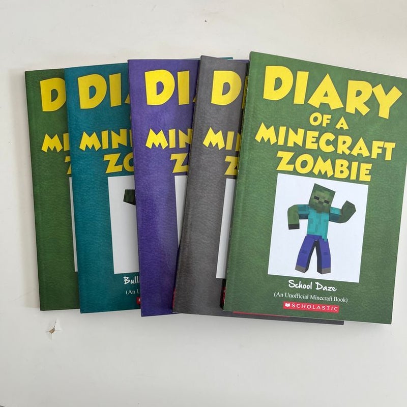 Diary of a Minecraft Zombie Books 1-5