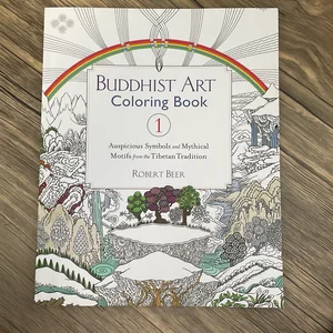 Buddhist Art Coloring Book 1