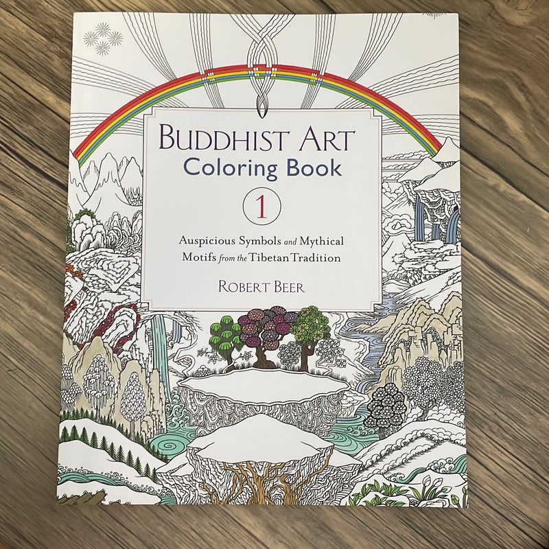 Buddhist Art Coloring Book 1