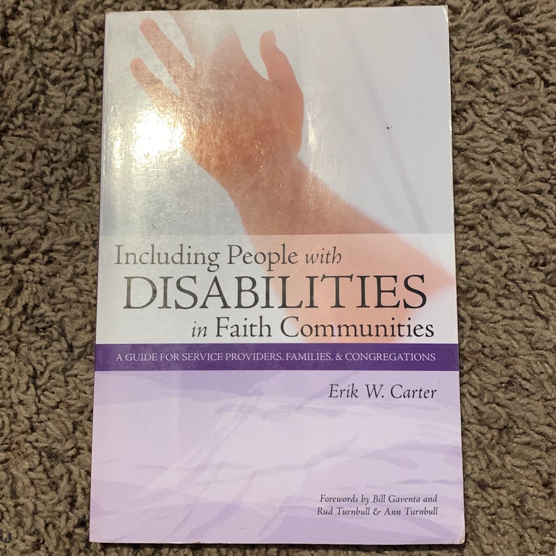 Including People with Disabilities in Faith Communities