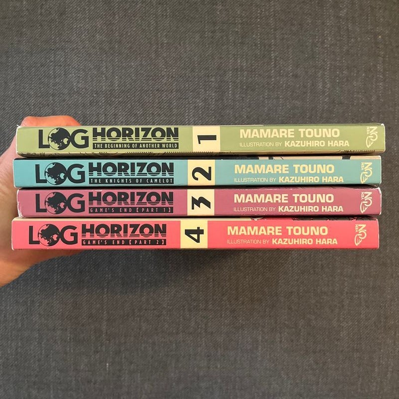 Log Horizon, Vol. 1-4 (light Novels)