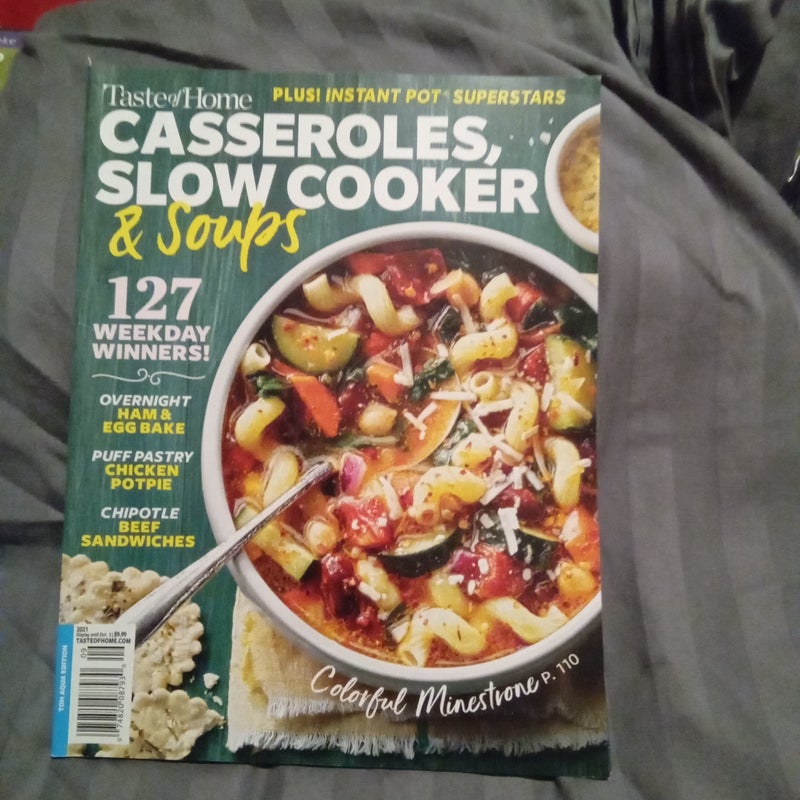 Casseroles, Slow Cooker & Soups 2021