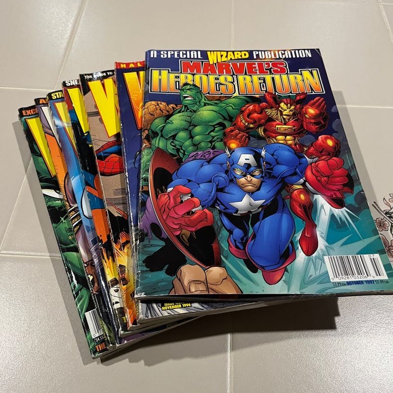 Wizard Magazine bundle 1996-97