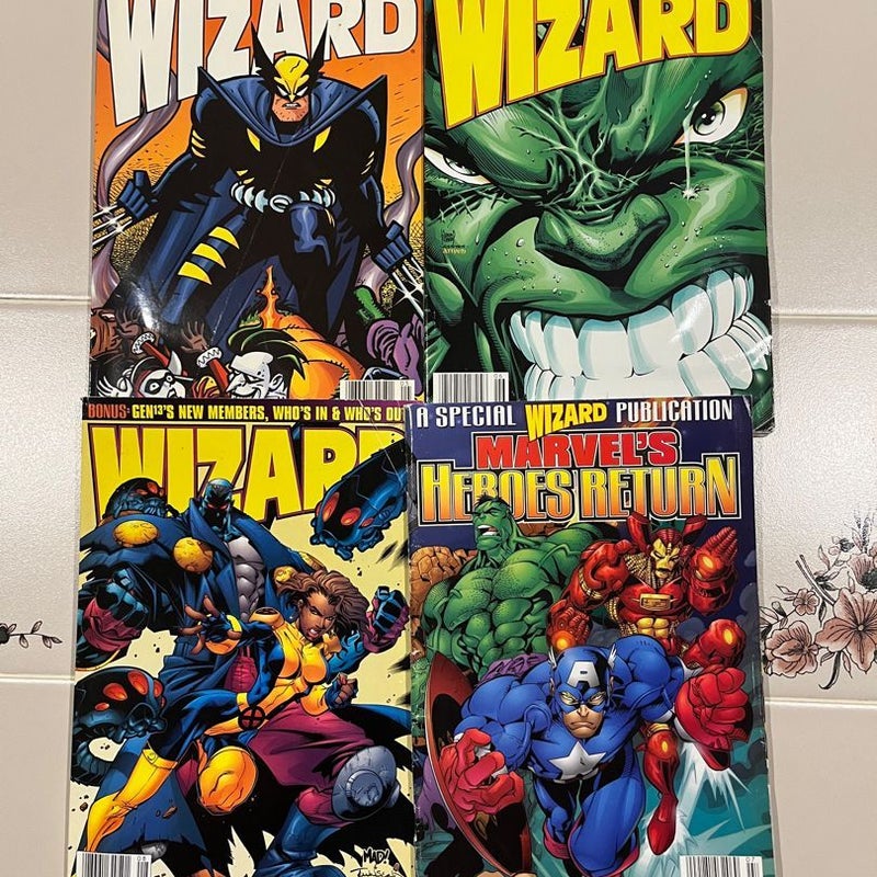 Wizard Magazine bundle 1996-97