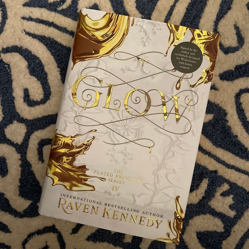 Glow online Raven Kennedy Signed Waterstones