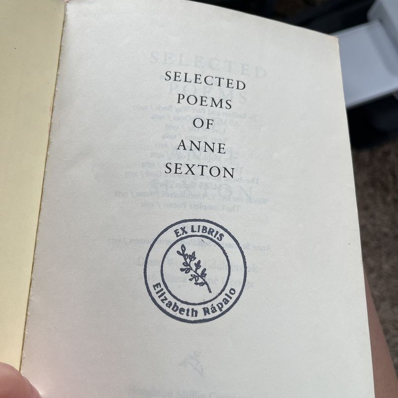 Selected Poems of Anne Sexton