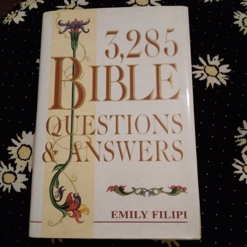 3,285 Bible Questions and Answers