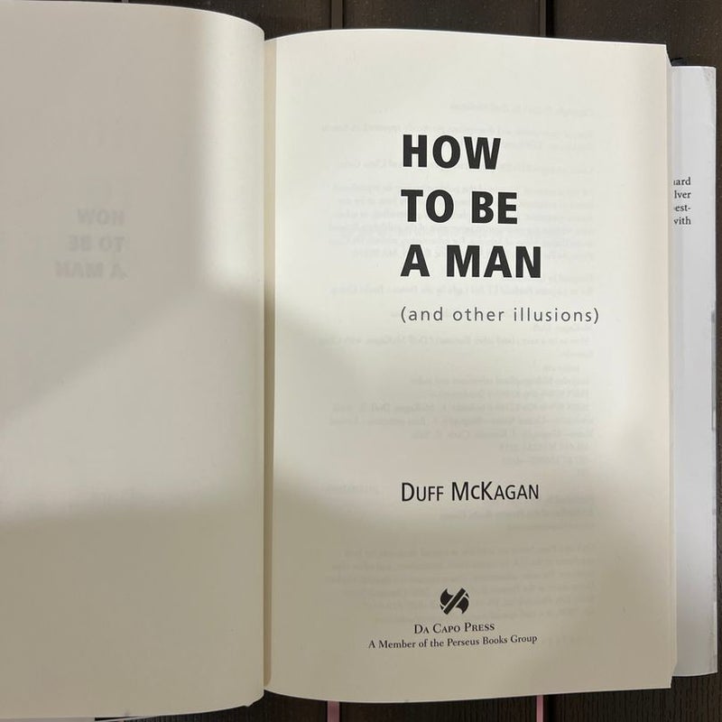 How to Be a Man