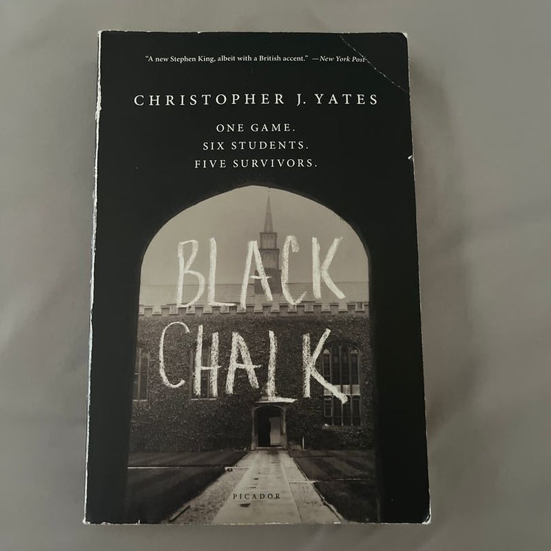 Black Chalk by Christopher J. Yates, Paperback