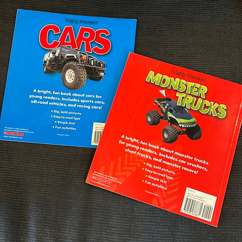 Mighty Machines, MONSTER TRUCKS and CARS
