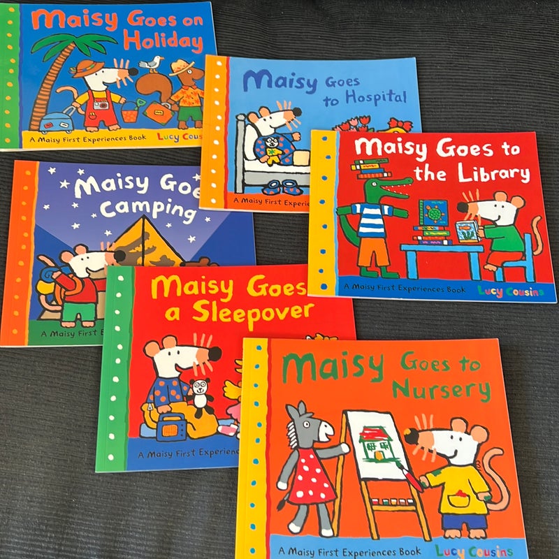 Maisy books assorted Goes to Nursery, Goes on Holiday etc *new*