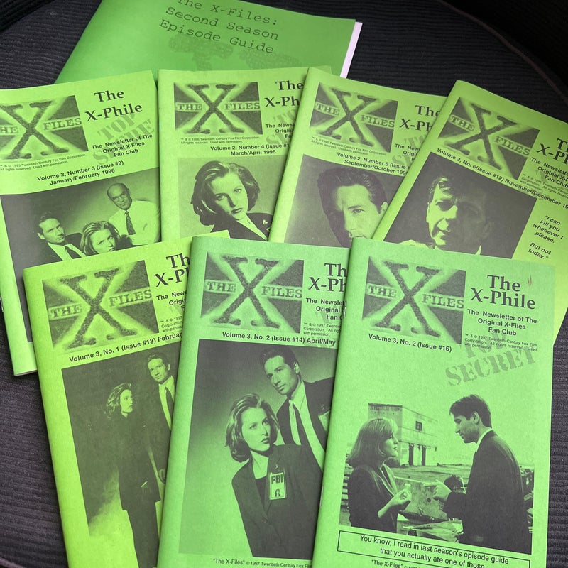 The X-Phile: The Newsletter of The Original X-Files Fan Club *pre owned*
