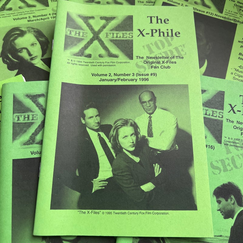 The X-Phile: The Newsletter of The Original X-Files Fan Club *pre owned*