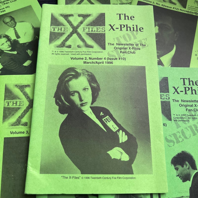 The X-Phile: The Newsletter of The Original X-Files Fan Club *pre owned*