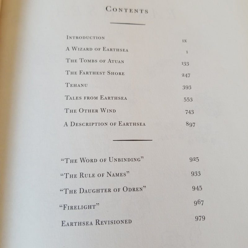 The Books of Earthsea