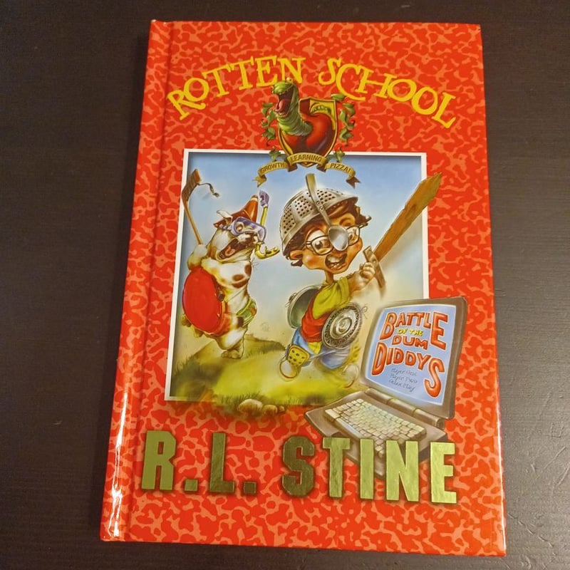 Rotten School #12: Battle of the Dum Diddys by R. L. Stine, Hardcover ...