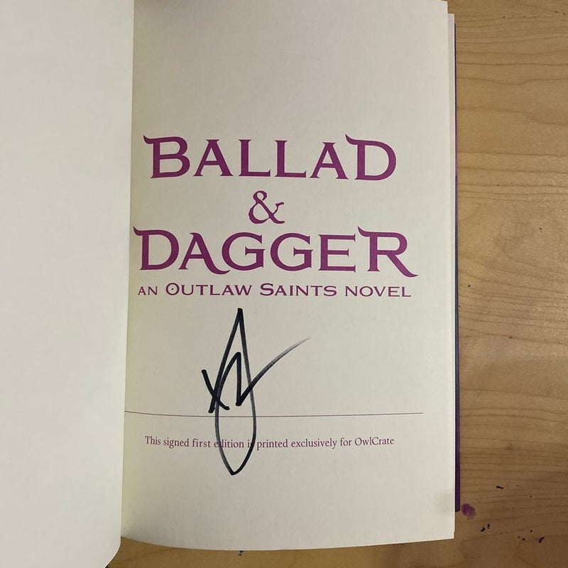  Ballad and Dagger