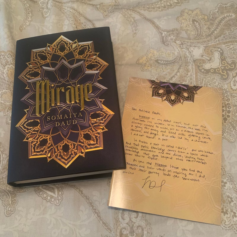 Mirage (Owlcrate addition plus author letter)