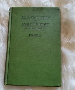 An introduction  to English history 