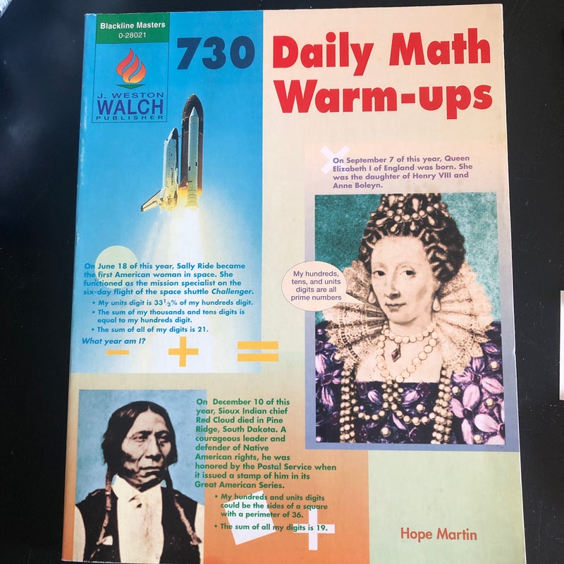 730 Daily Math Warm-Ups
