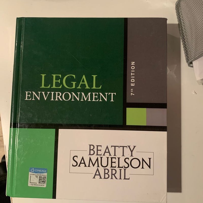 Legal Environment