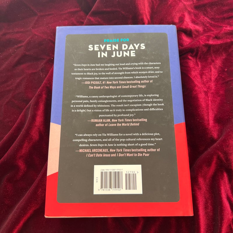 Seven days in june by tia williams hardcover pangobooks