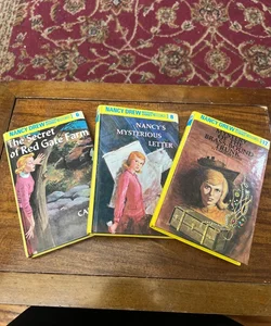 Nancy Drew Books 6, 8, 17 