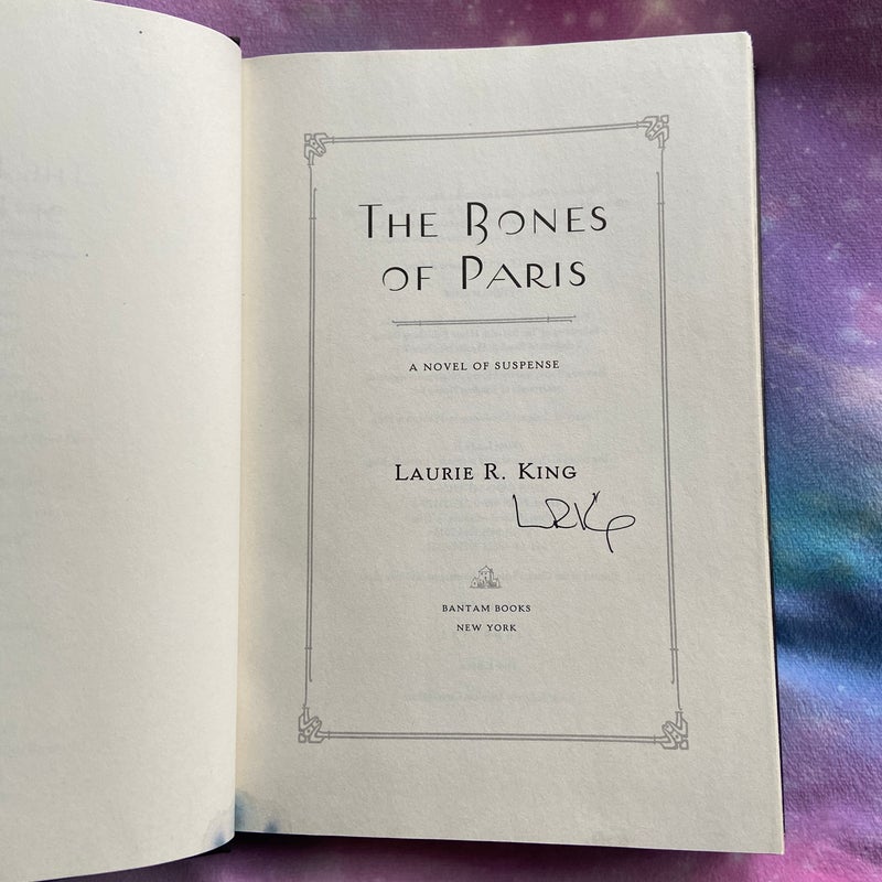 *SIGNED* The Bones of Paris