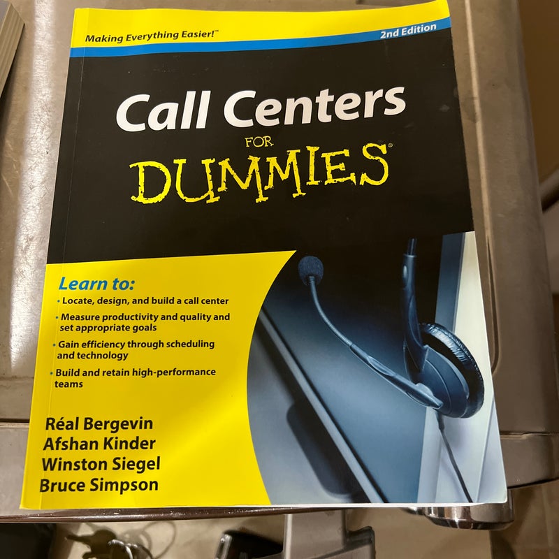 Call Centers for Dummies
