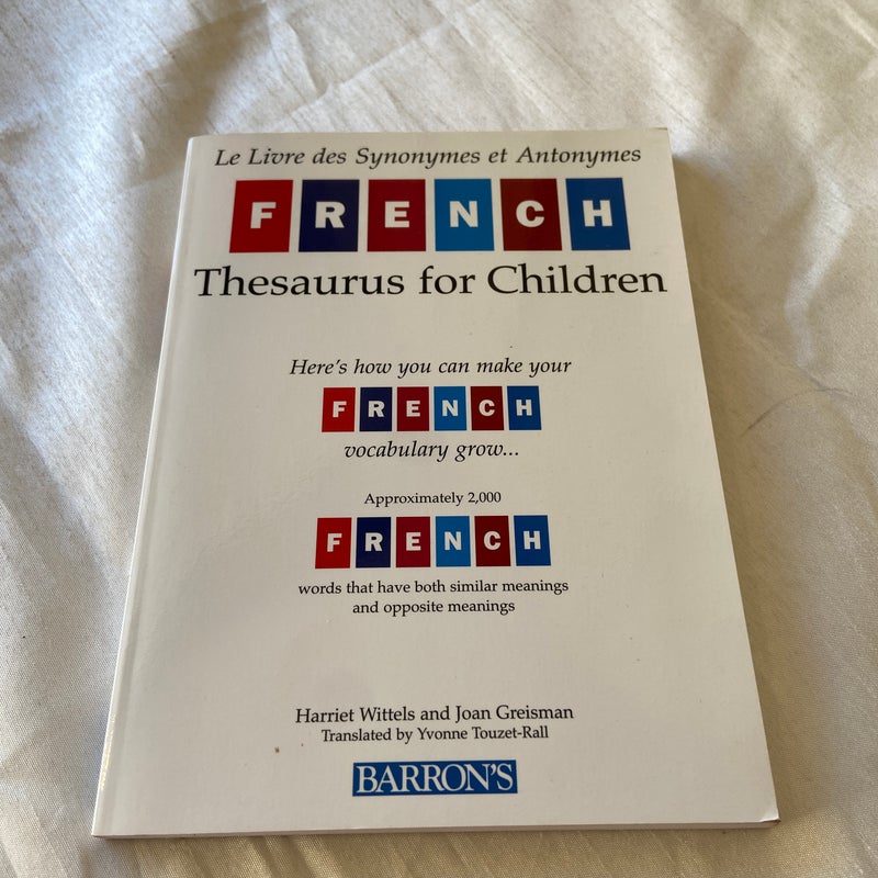 French Thesaurus for Children